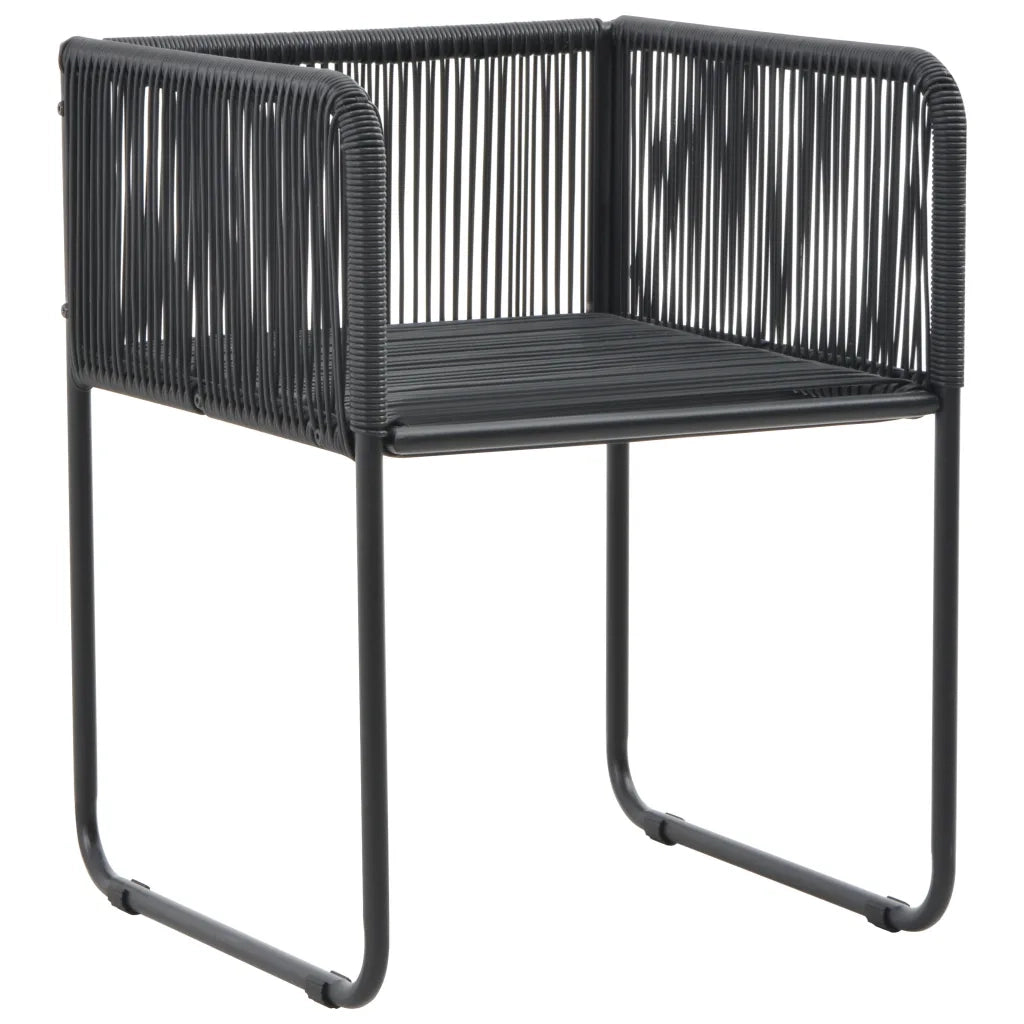 Set da Pranzo da Giardino 5 pz Nero  cod mxl 35903