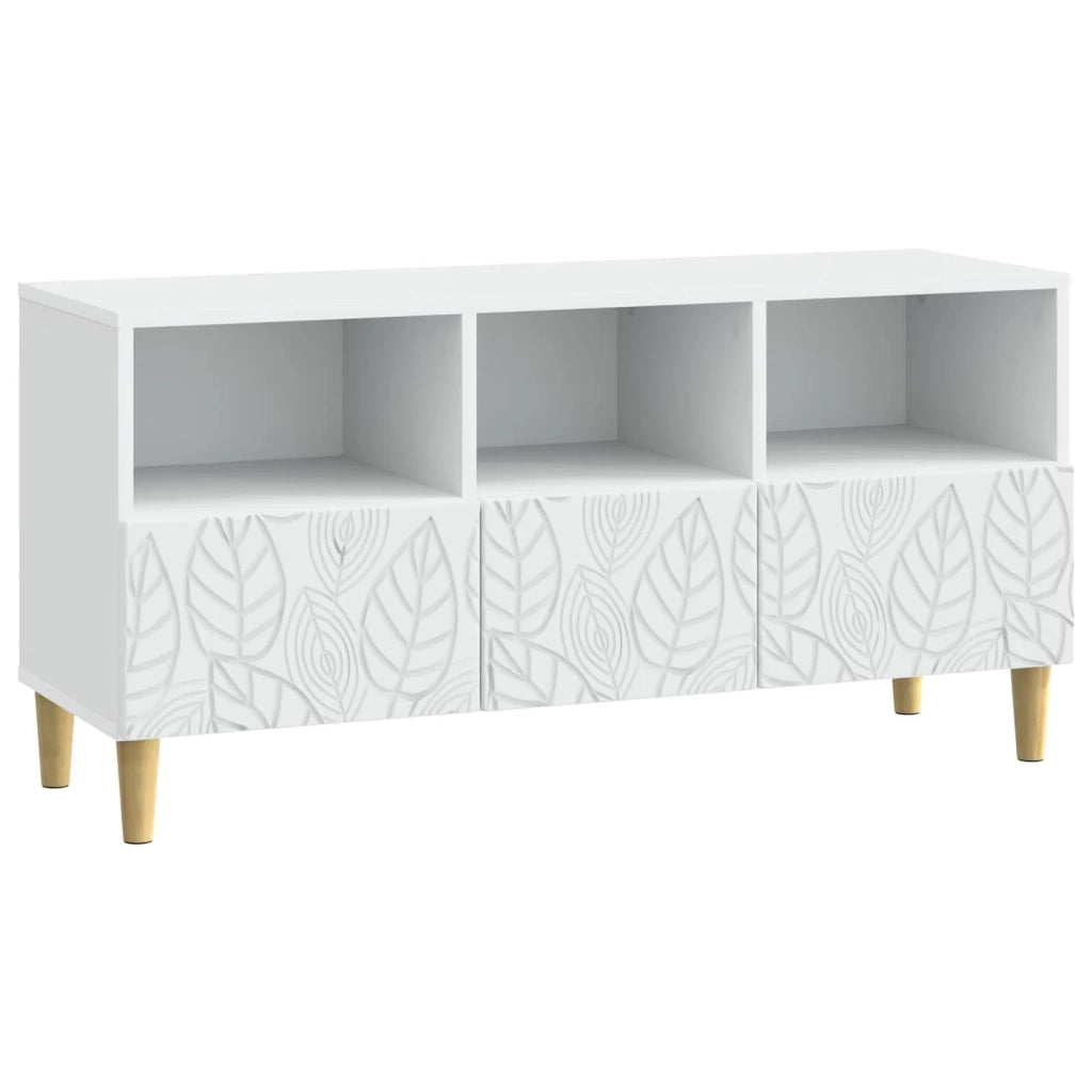 Mobile TV-Credenza per TV 102 x 34,5 x 50 cm Bianco Legno ingegnerizzato 470063