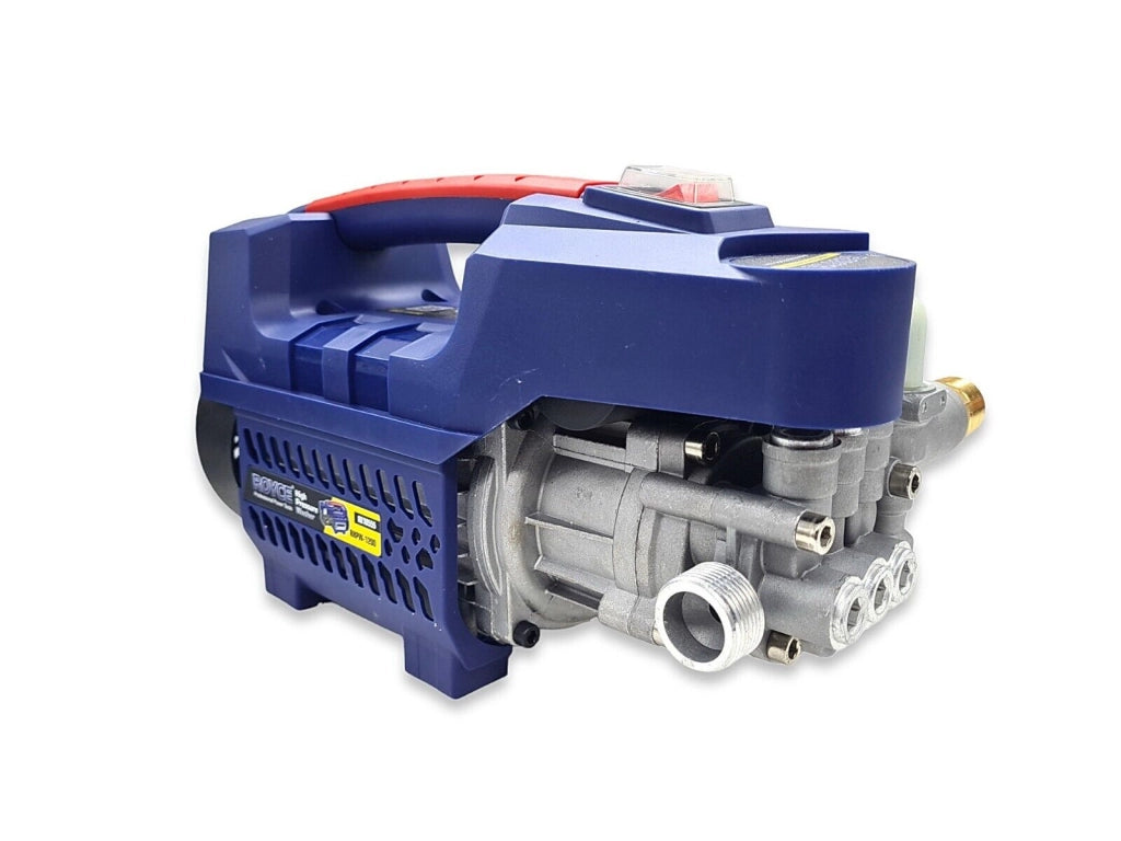 Idropulitrice Royce compatta da 1200W 7/L min 100 bar completa di accessori acqua lavare auto giardino