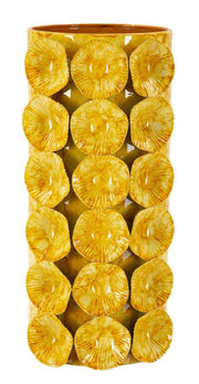 Vaso Drop 16x15x33 cm in Ferro Giallo
