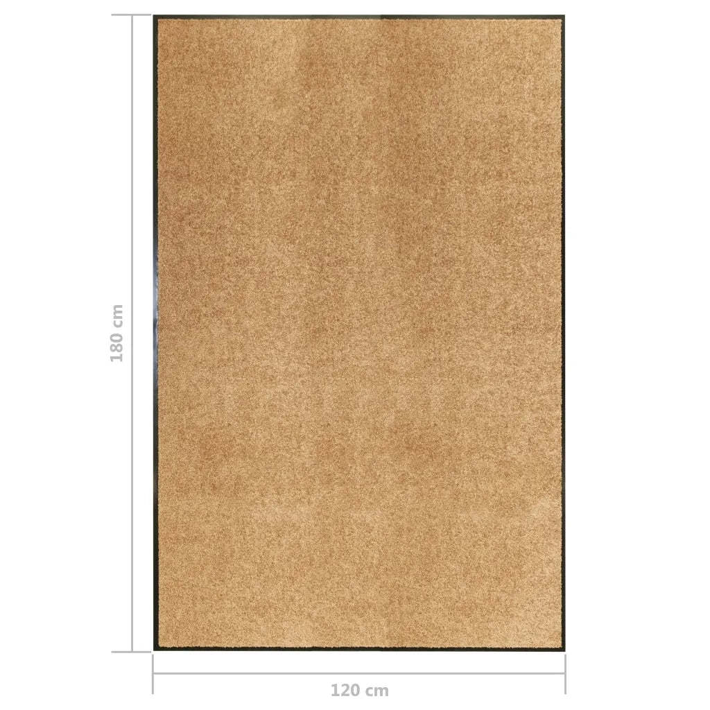 Zerbino | Tappetino Lavabile Crema 120x180 cm