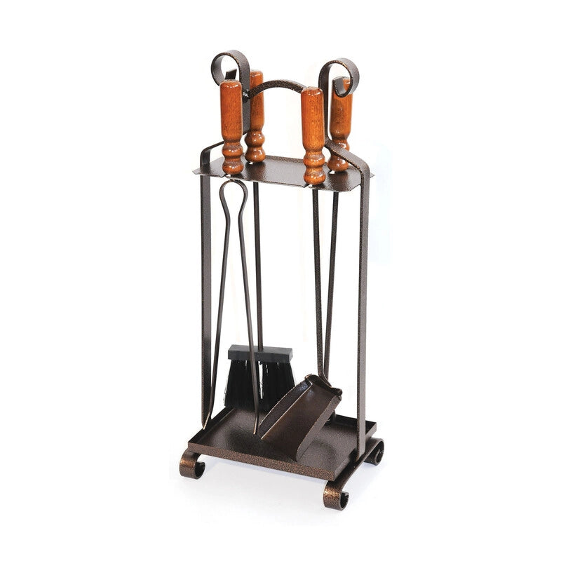 SET CAMINO ACCIAIO VERNICIATO CORTINA- 2,0 pz