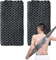 2 x Asciugamani per doccia esfolianti - per la pulizia e la massaggio del corpo