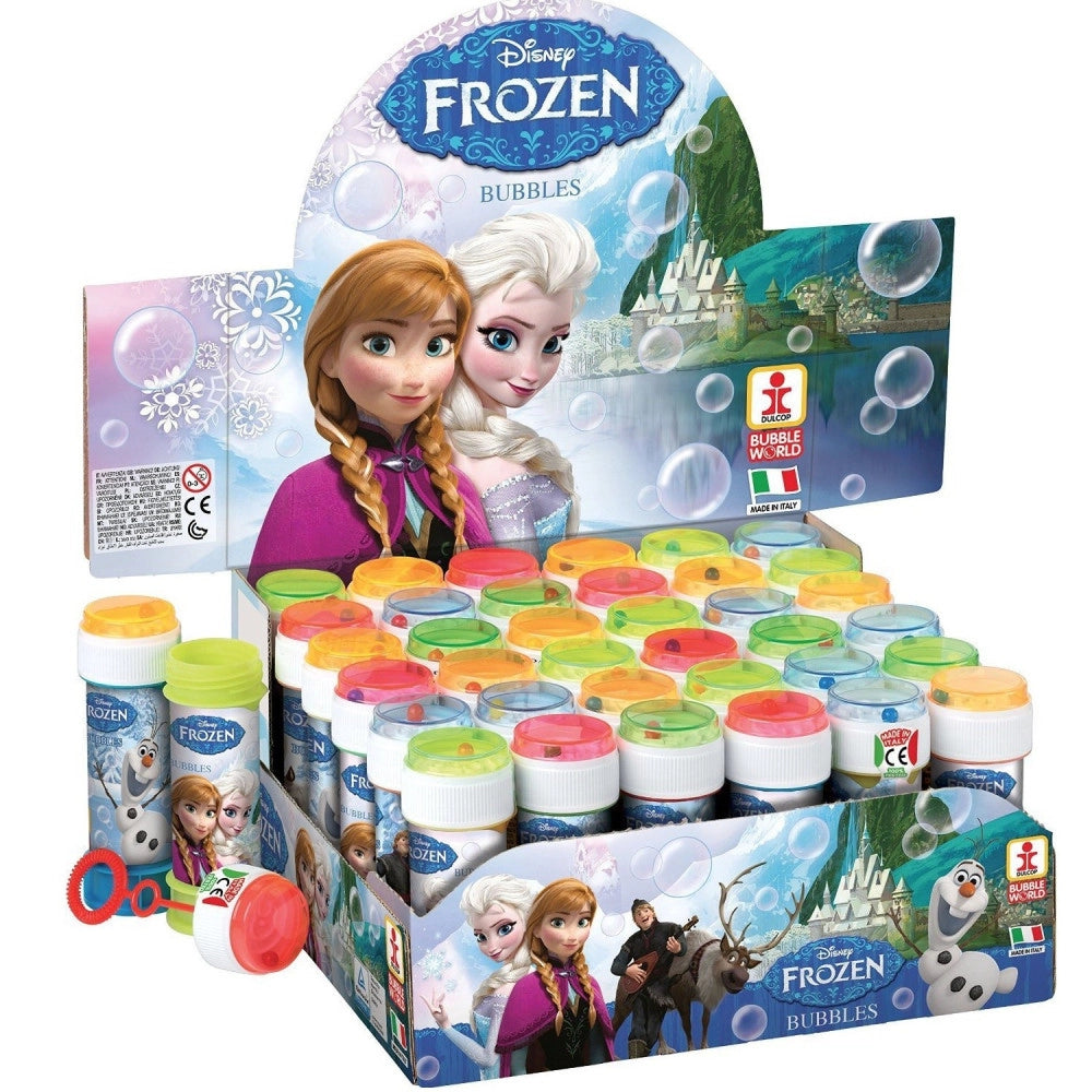 Trade Shop - Bolle Di Sapone Frozen Confezione 36 Pz Flacone 60 Ml Gadget Party -