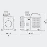 Pompa per laghetto fino a 12.000 l/h 100 Watt 4216259