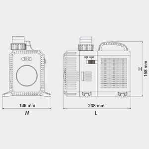 Pompa per laghetto fino a 12.000 l/h 100 Watt 4216259