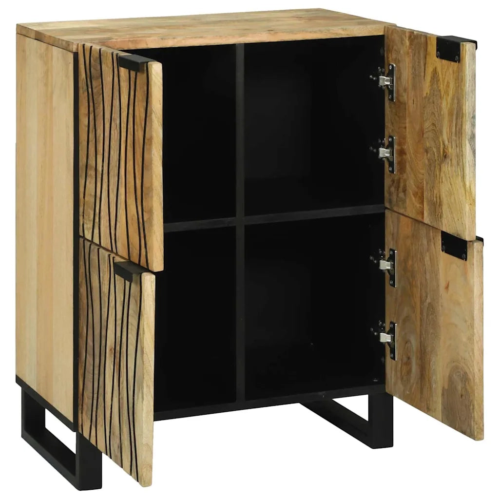 Credenza | Madia | Buffet da pranzo | Armadio da pranzo Marrone 60 x 33 x 75 cm legno massello di mango