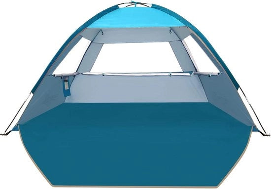 Tenda da Campeggio Portatile Extra Leggera Protezione UV da Sole e Vento Tenda per Famiglia Picnic Pesca Giardino Tenda da Spiaggia