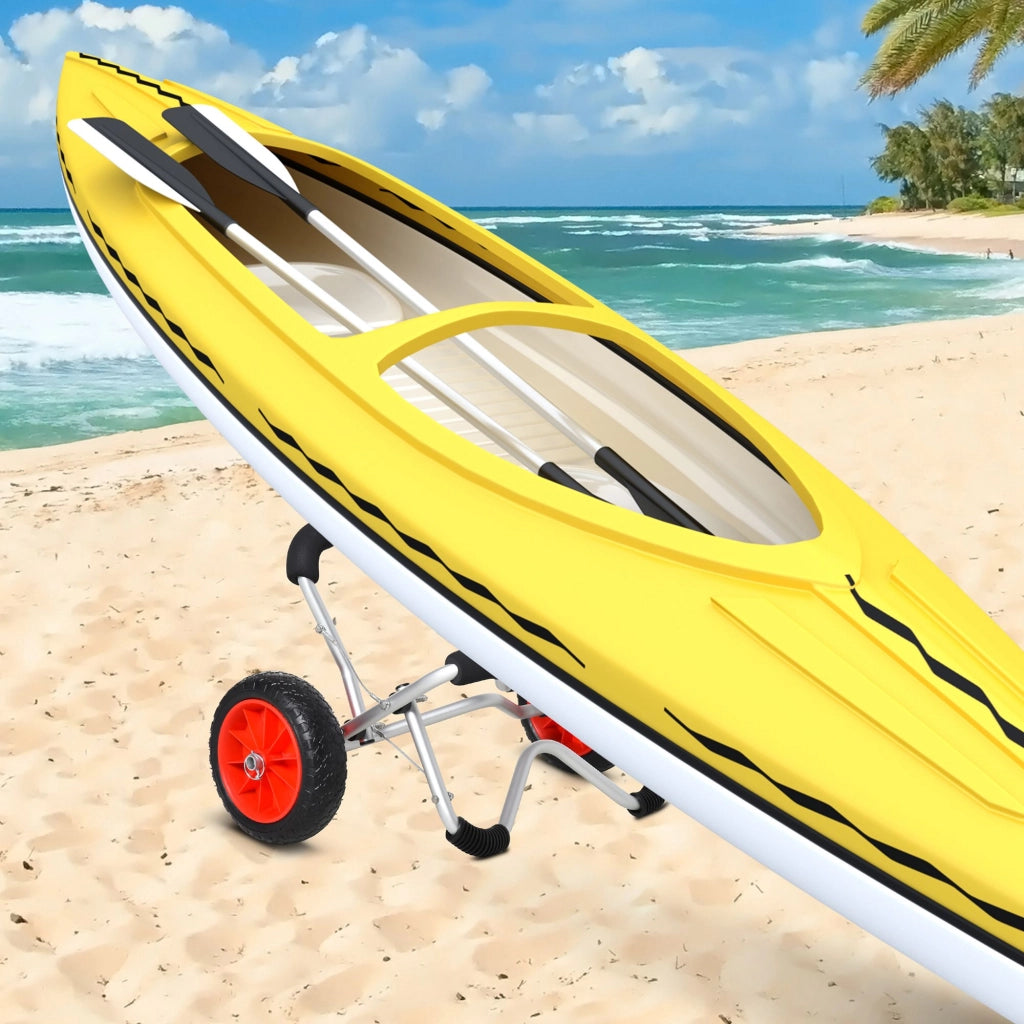 Carrello Folding Pieghevole ¨C Zephmum ¨C Alluminio Argento 75x43x46 cm