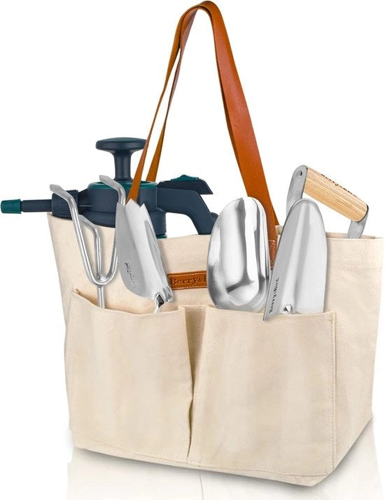 Borsa per attrezzi da giardino, 55 cm, attrezzi da giardino, accessori da giardino, borsa multifunzione, borsa per attrezzi da giardino con tasche, universale