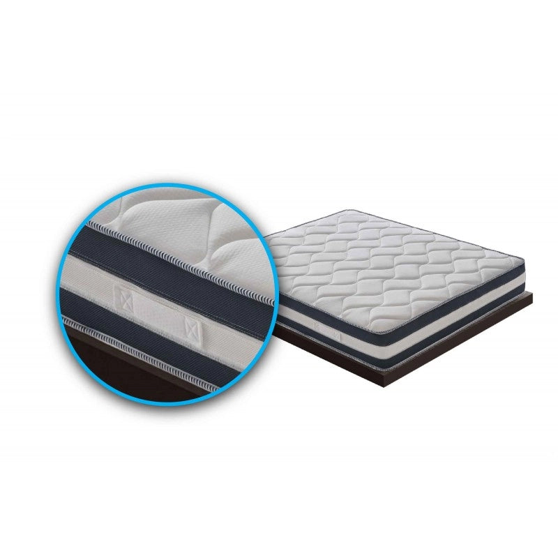 Materasso “Erik” non sfoderabile in memory foam e gel rinfrescante - 140x190
