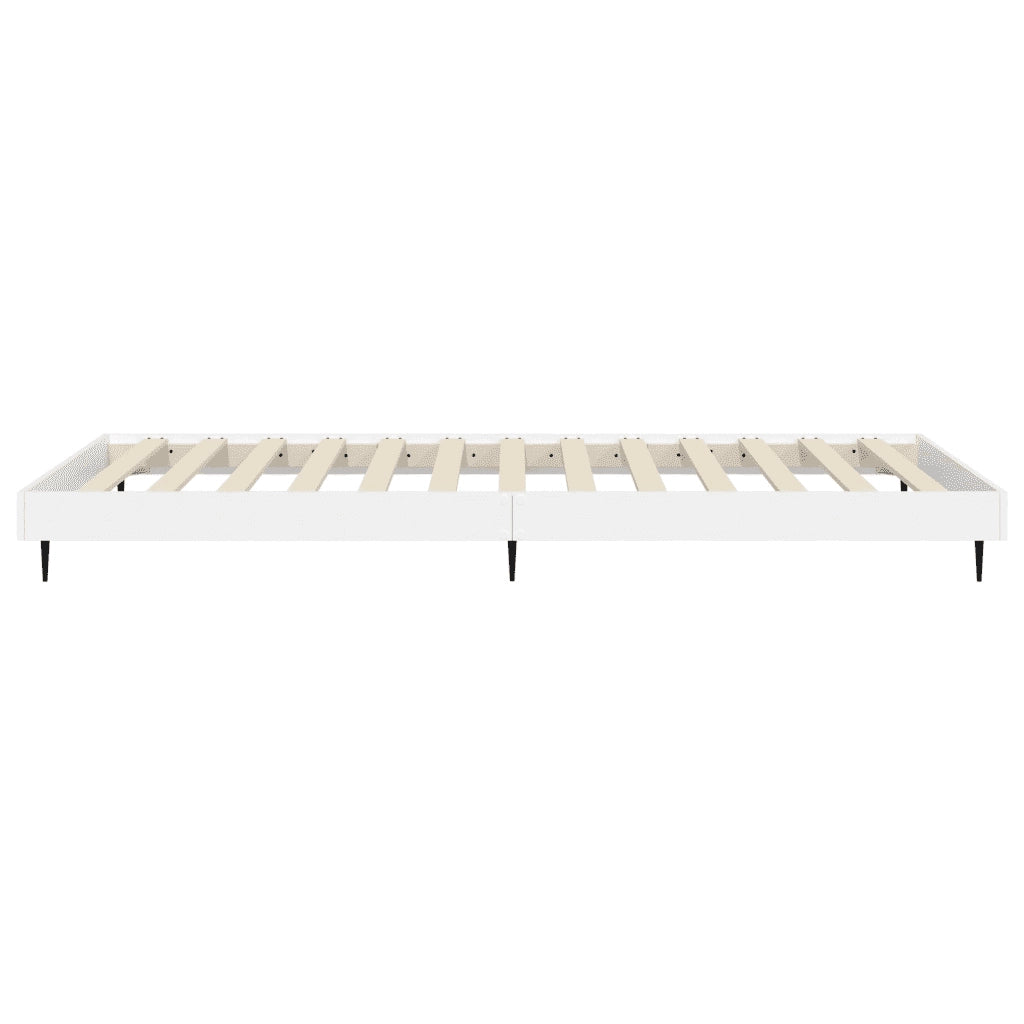 vidaXL Giroletto Bianco 90x190 cm in Legno Multistrato