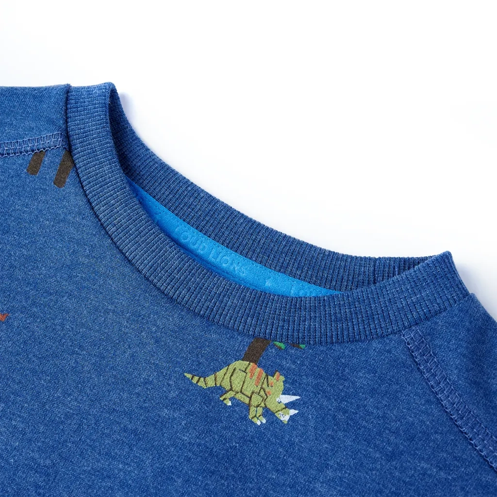 Felpa da Bambino Blu Scuro MÃ©lange 116