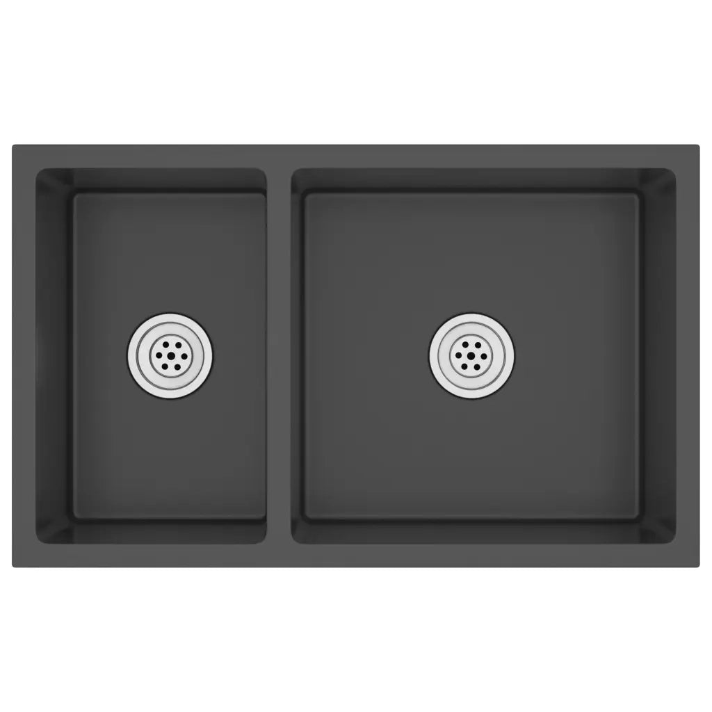 Lavello da Cucina Nero in Acciaio Inossidabile CFW1004600