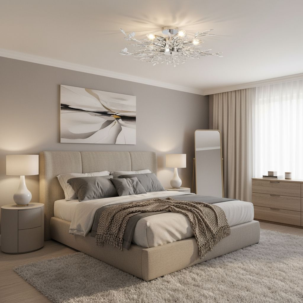 Lampada Da Soffitto Ebt021-5c Chrome