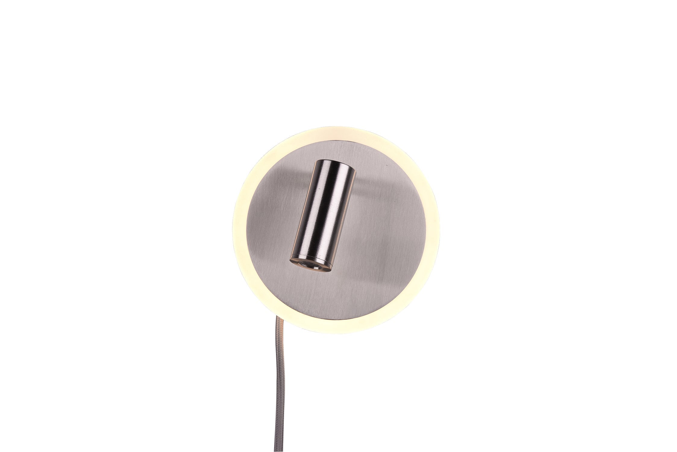 Applique da Interno a LED in Metallo Nickel Opaco