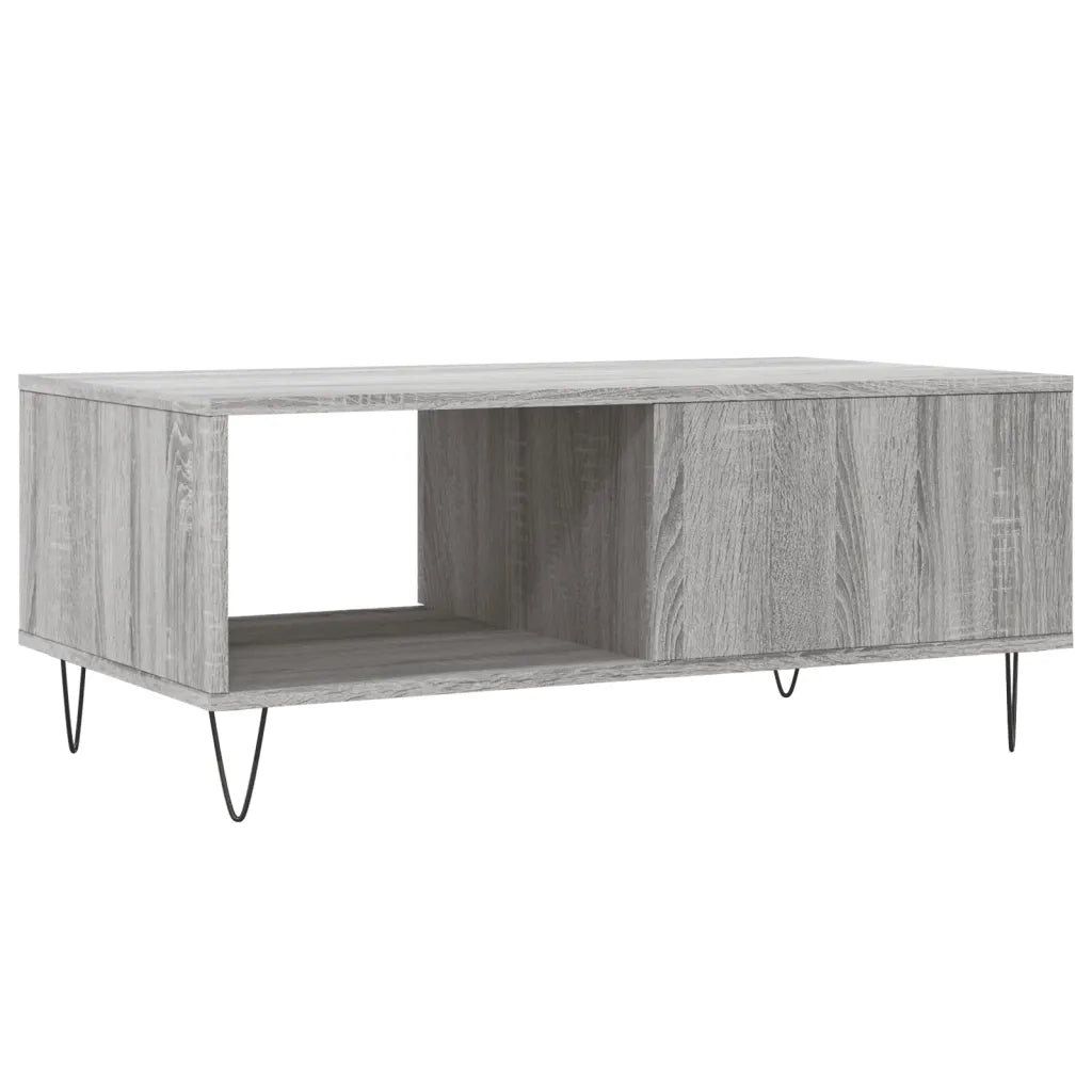 Tavolino salotto | Tavolino da caff¨¨ | Tavolino da Soggiorno Grigio Sonoma 90x50x36,5 cm Legno Multistrato