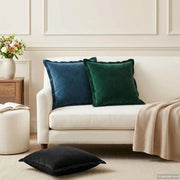 Cuscino con cuscino HOUTEN 6 pz Verde Scuro Velluto 932789