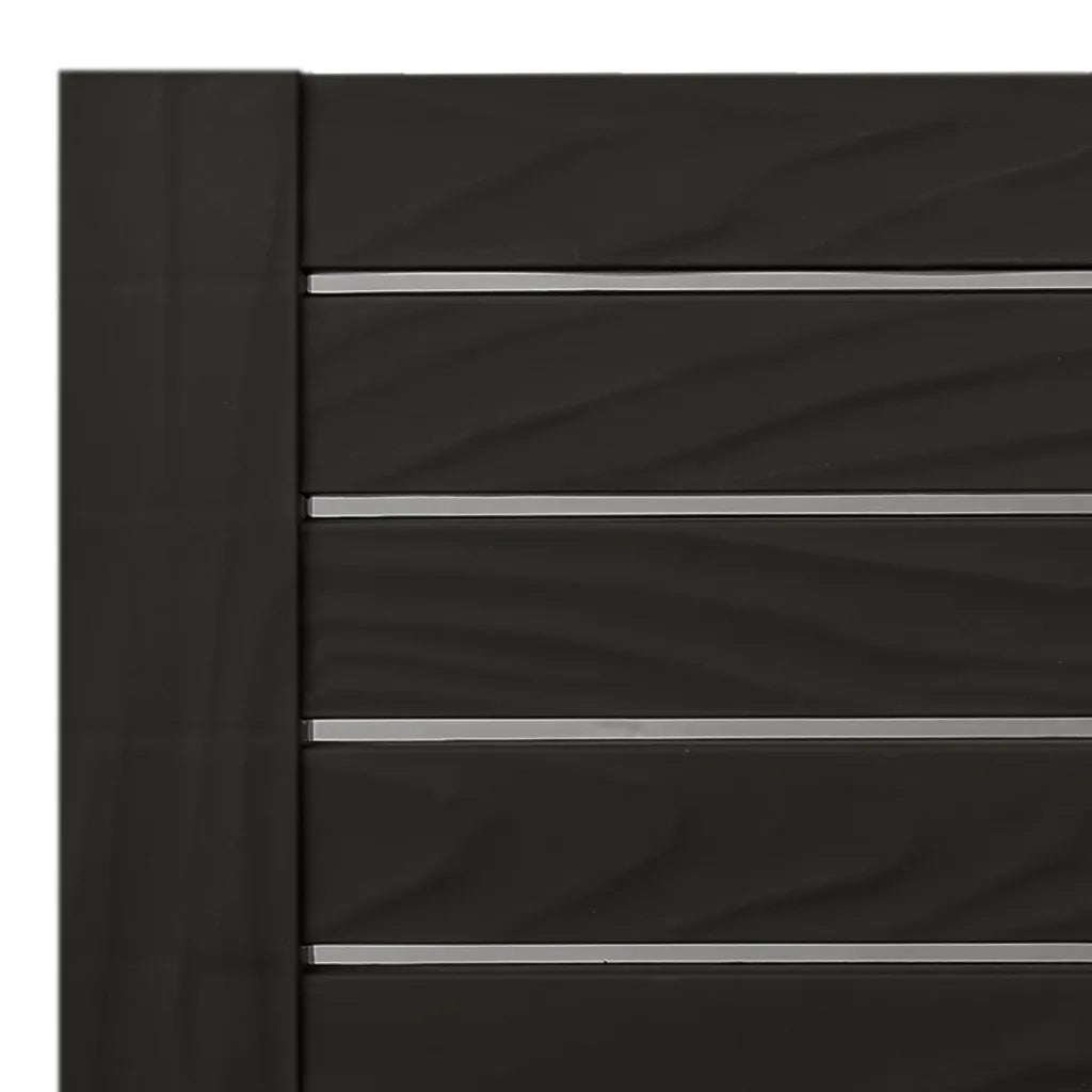 Lettino Prendisole | Sdraio da giardino | Lettino da sole Nero 155x58x83 cm in Polipropilene