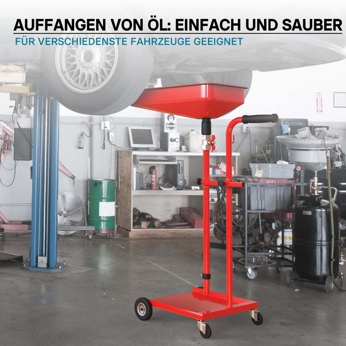 Carrello per recupero olio motore Collettore Recuperatore olio esausto