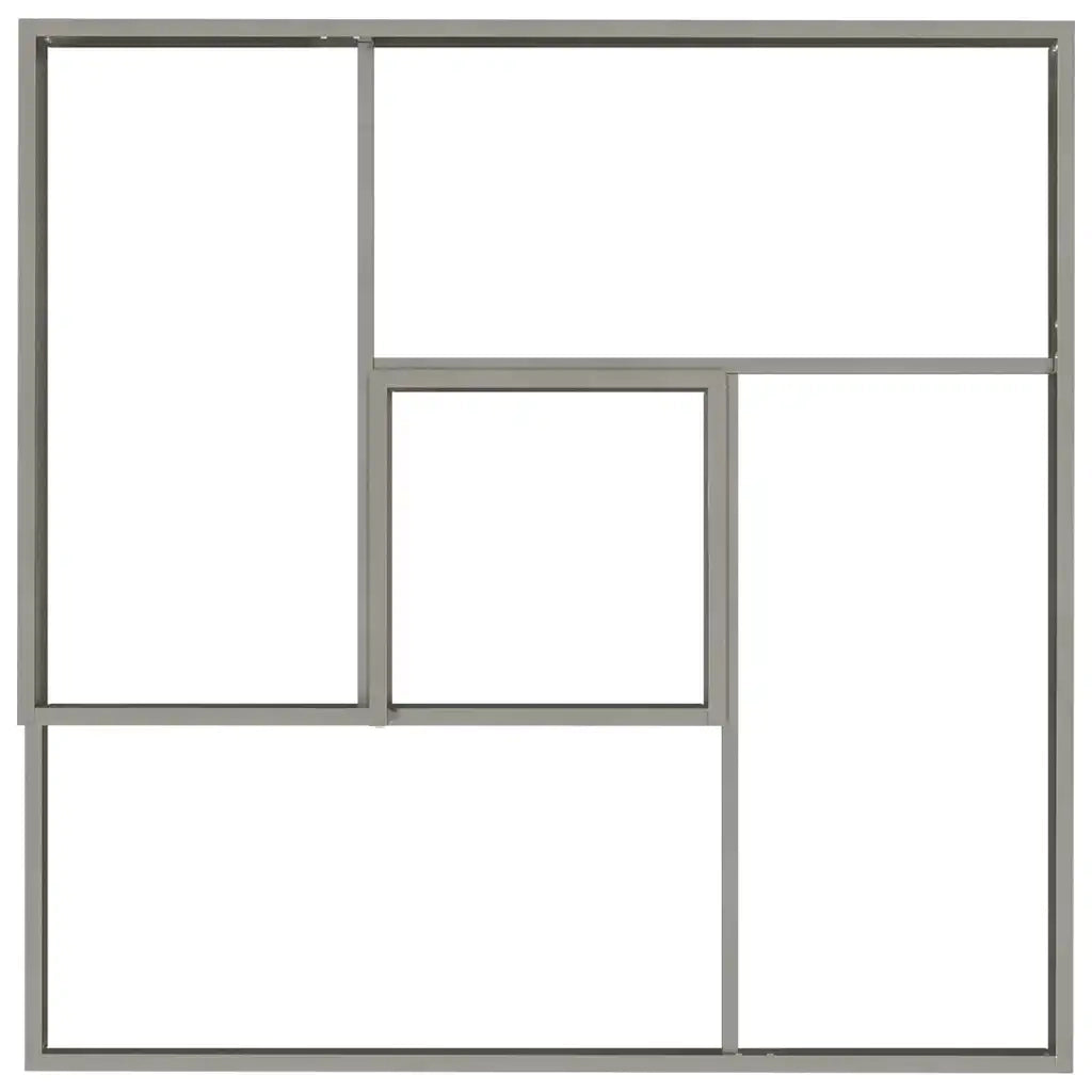 Vaso da giardino Argento 100 x 100 x 50 cm Acciaio inossidabile 873589
