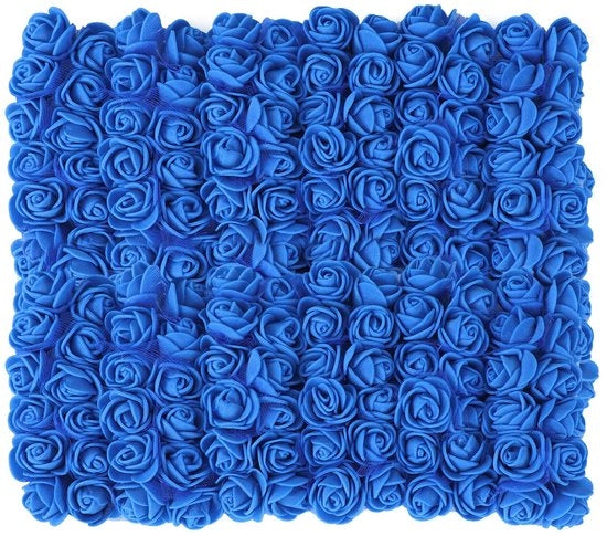 Decorazioni di Festa per Matrimonio - Fiori Artificiali Mini 144 pz - Rose di Schiuma per Festa di Matrimonio - Decorazioni per Fai da Te - Capolinea di Fiori Reutilizzabili - Dimensioni 1,5 x 2,5 cm - Fiori di Schiuma
