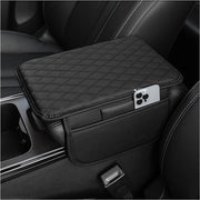 Hoes per console centrale - Hoes in microfibra per supporto laterale auto con 2 tas - Scatola di stoccaggio universale per console centrale di auto - Accessori per l'abitacolo auto - Adatto a quasi tutti i veicoli - Nero
