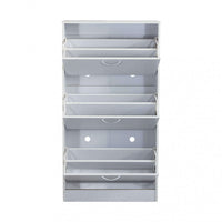 Scarpiera Vicky 60x24x115 h cm in Legno Bianca