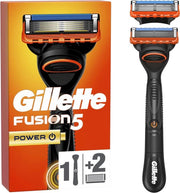 GILLETTE FUSION 5 RASOIO DA UOMO 1 RASOIO GILLETTE 2 LAMETTE DI RICAMBIO PER RASOIO