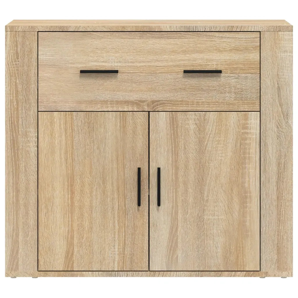 Credenza Rovere Sonoma 80x33x70 cm in Legno Multistrato 816571