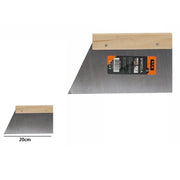 Trade Shop - Spatola Per Pareti Stecca Per Stucco In Acciaio Impugnatura In Legno 20cm 53275a -