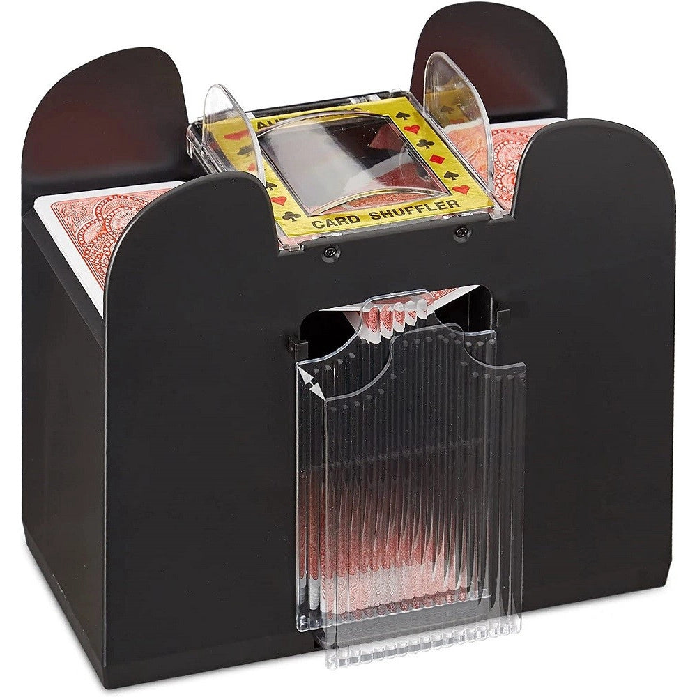 Trade Shop - Mixer Automatico Di Carte Fino A 6 Mazzi Da Poker A Batteria Solo Carte Standard -