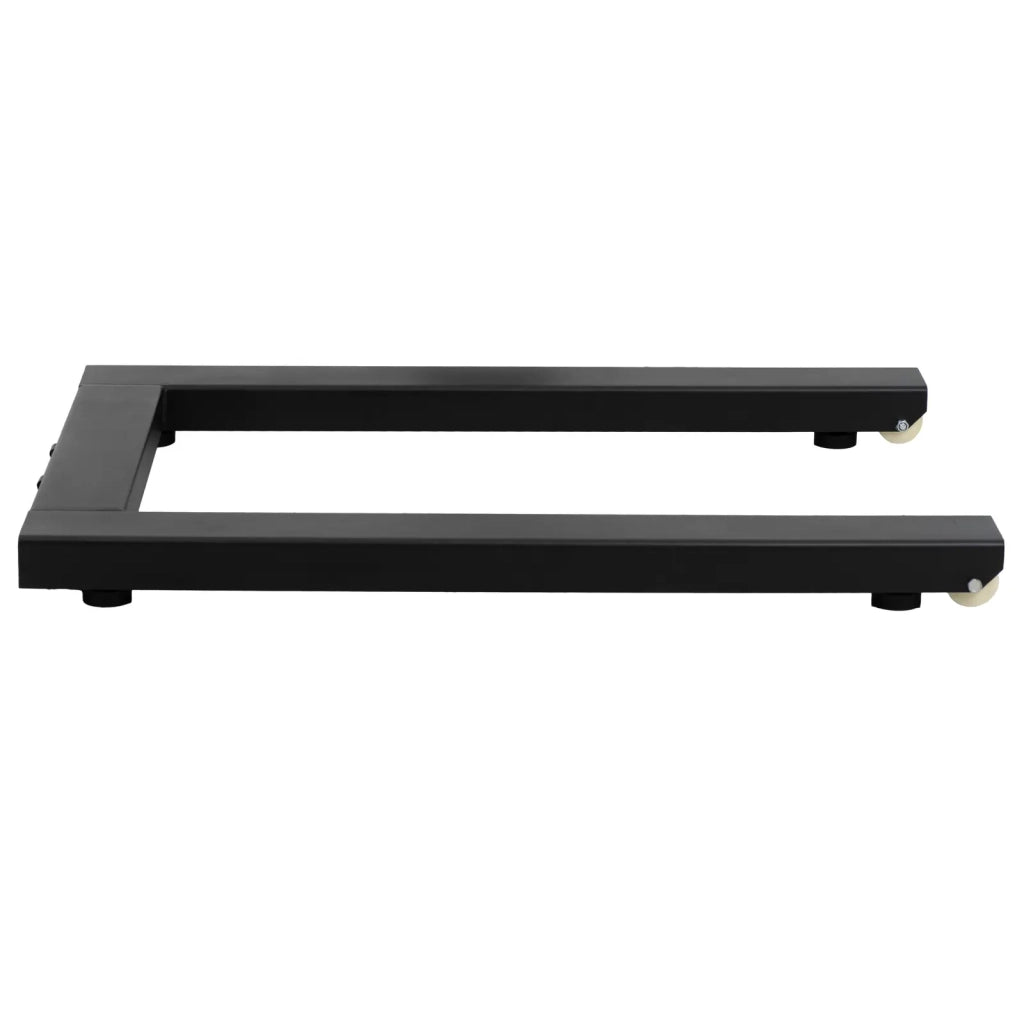 Bilancia da pavimento 1500 kg / 0,5 kg 127 x 84 cm con display LCD esterno acciaio inox plastica nera 14_0008313