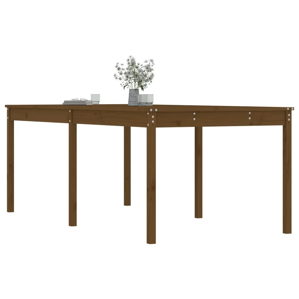 Tavolo da Giardino Ambra 203,5x100x76cm Legno Massello di Pino 823986