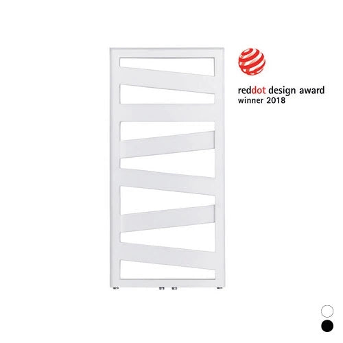 Termoarredo Zehnder Ribbon bianco 102x60 cm