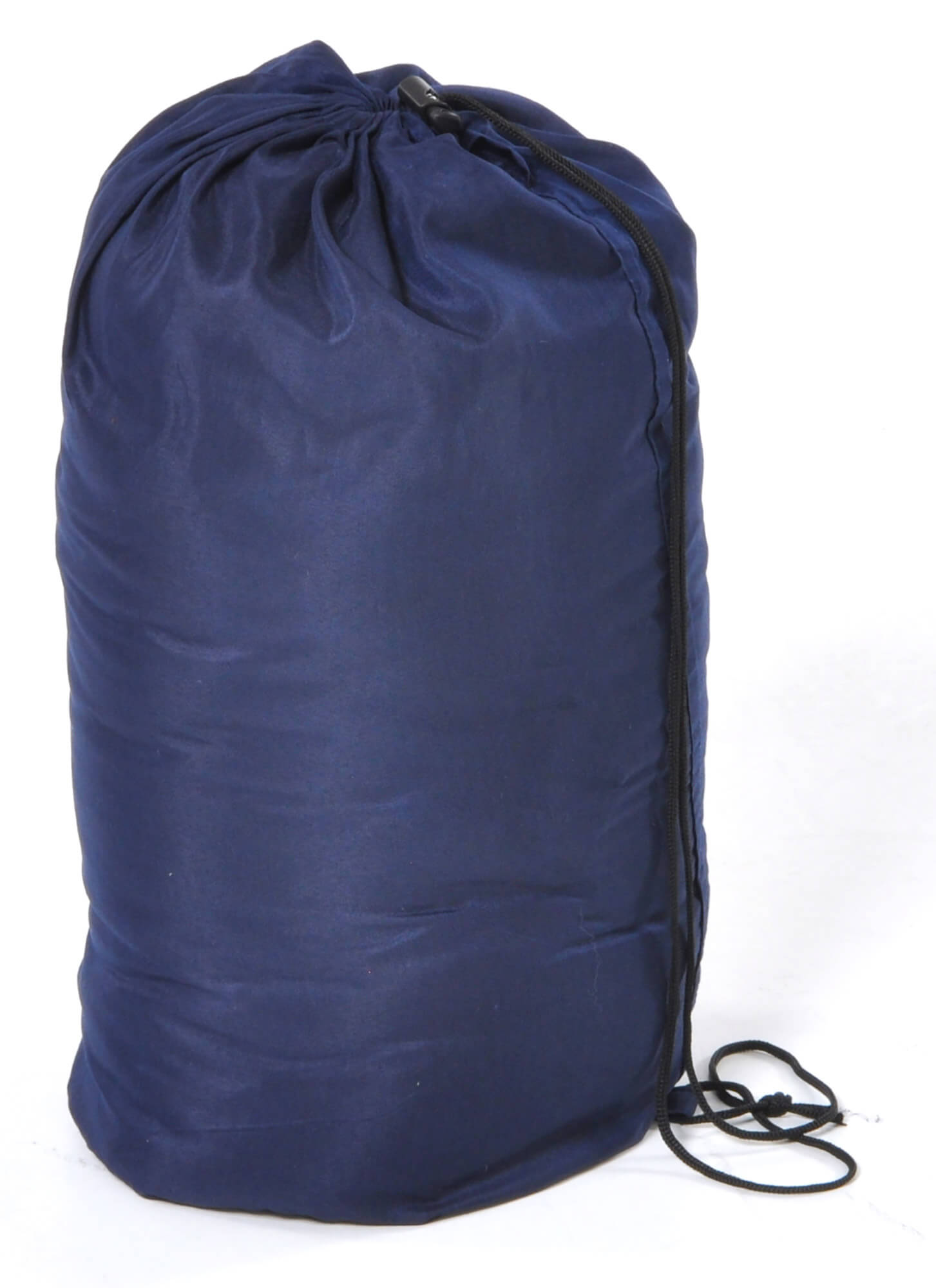 Sacco a Pelo Singolo 190x75 cm in Cotone e Poliestere Blu