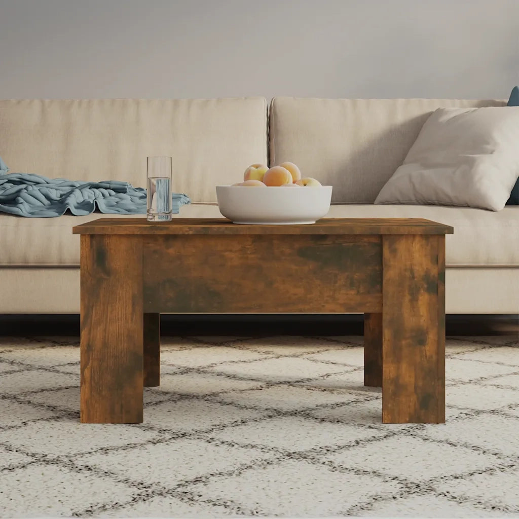 Tavolino da salotto | Tavolino da caff¨¨ | Tavolino da Soggiorno Rovere Fumo 79x49x41cm in Legno Multistrato