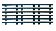KIT CREMAGLIERA 6 MT 6MT METRI UNIVERSALE CANCELLO SCORREVOLE NYLON PLASTICA