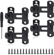 Grendelslot Premium di acciaio inossidabile, 4 pezzi con chiusura a 3 pollici per porte, finestre, giardini e altro.