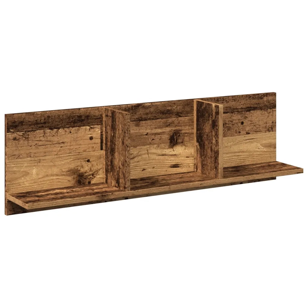 vidaXL Mobile a Parete 100x16,5x30 cm Legno Antico in Truciolato
