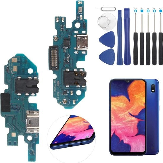Adattatore di Dock compatibile con Samsung Galaxy A10 A105 SM-A105FN - caricabatteria porta di caricabatteria - spedizione rapida.
