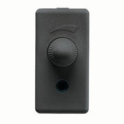 REGOLATORE ELETTRONICO ROTATIVO LUMINOSO 'SYSTEM' 230V 50/60 Hz - Nero - GEWISS
