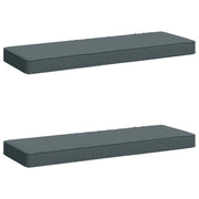 Cuscini per Panchina a 2 Pezzi VUGHT 2 pcs 100% Poliestere Blu 950425