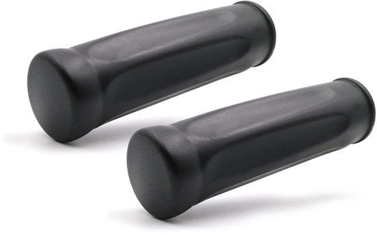 Manubrio universale - Kruiwagengrepen - Montaggio facile - Nero - Termoplastico elastico - 2 pezzi - Adatto per diverse krui