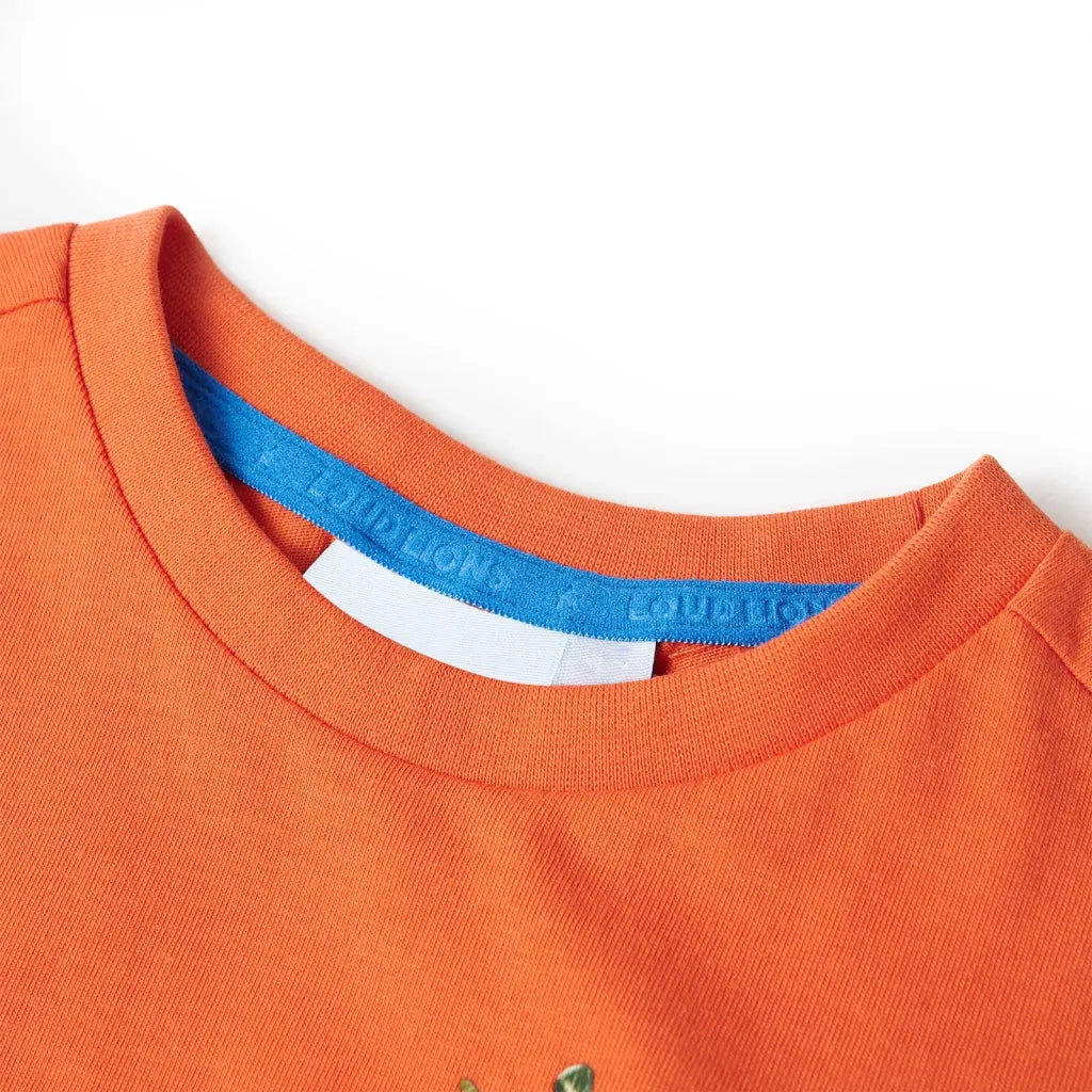 Maglietta per Bambini Arancione Brillante 116 12271