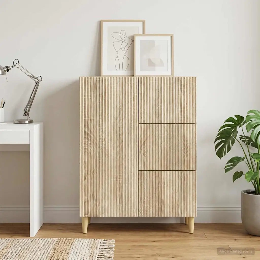 Credenza Rovere Sonoma 66 x 34,5 x 90 cm Legno ingegnerizzato 894627