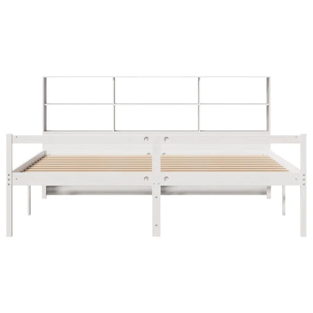 Giroletto con Libreria senza Materasso 180x200 cm in Legno Pino 3322023