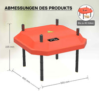 Fudajo Chioccia artificiale 40x55cm 50W Piastra termica per 40-45 pulcini, temperatura regolabile