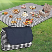 Pavimento da picnic confortevole 200 x 200 cm - Tenda da spiaggia impermeabile per campeggio e attività all'aperto - Ripiegabile e lavabile in lavatrice