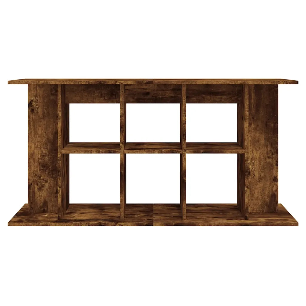 Supporto Acquario 120x40x60 cm in Legno Multistrato Rovere Fumo 833596